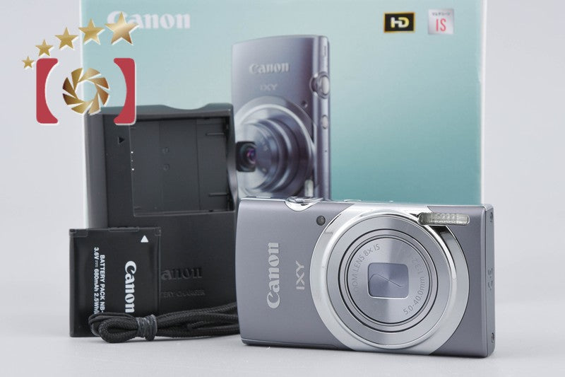Canon IXY 130 Gray 16.0 MP Digital Camera w/ Box