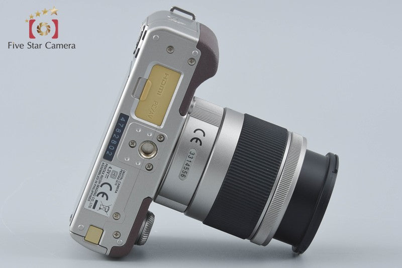 "Count 1,363" PENTAX Q10 Silver Brown 12.4 MP Digital Camera 15-45 Lens