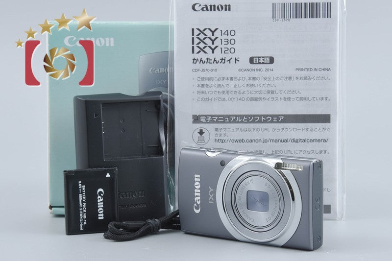 Canon IXY 130 Gray 16.0 MP Digital Camera w/ Box