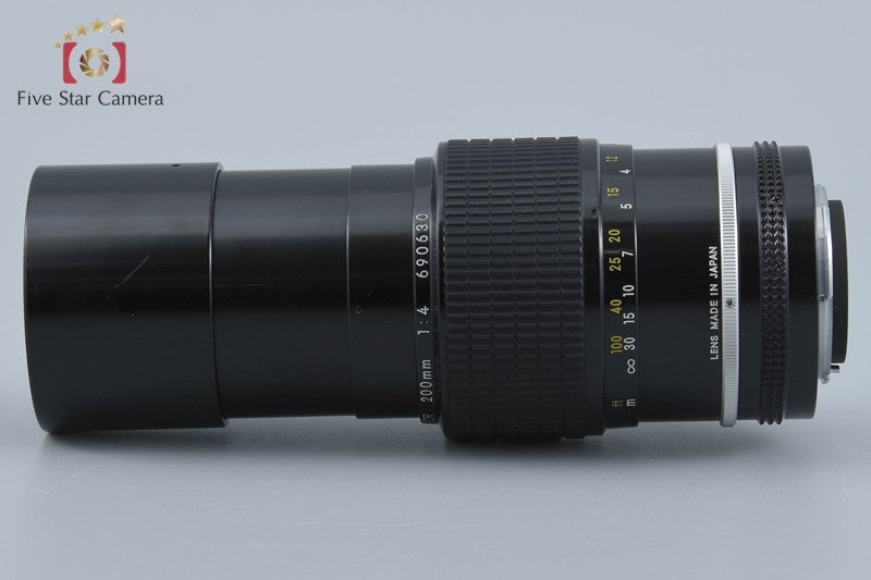 Nikon New NIKKOR 200mm f/4 Non Ai Lens
