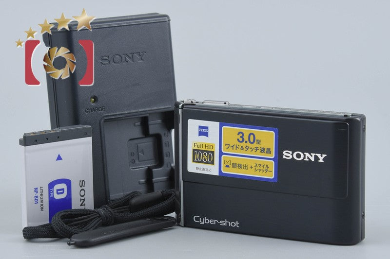 Sony Cyber-Shot DSC-T70 Black 8.1 MP Digital Camera [Japanese Language Only]