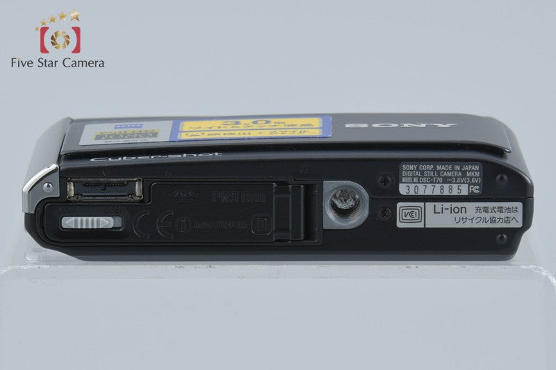 Sony Cyber-Shot DSC-T70 Black 8.1 MP Digital Camera [Japanese Language Only]