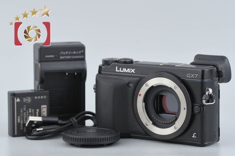 Panasonic LUMIX DMC-GX7 Black 16.0 MP Digital Camera [Japanese Language Only]