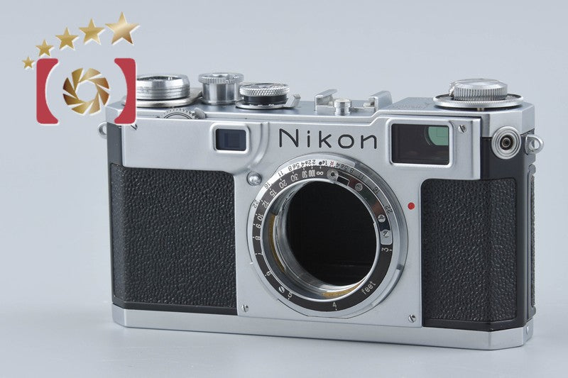 Nikon S2 Later Model Black Dial Rangefinder Film Camera Body