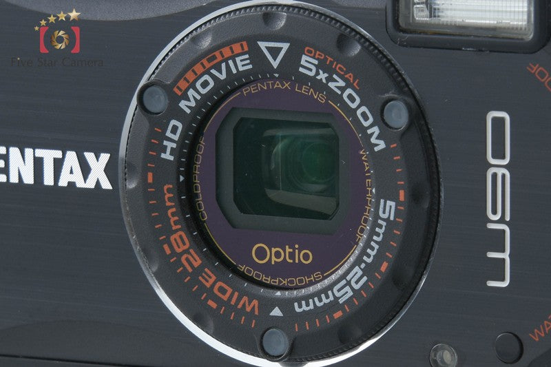 Pentax Optio W90 Black 12.1 MP Digital Camera