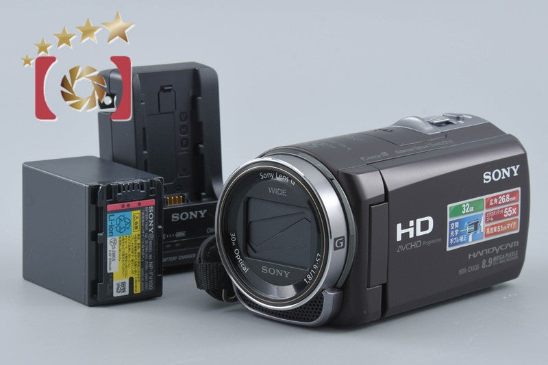 Sony Handycam HDR-CX430V Brown Video Camera [Japanese Language Only]