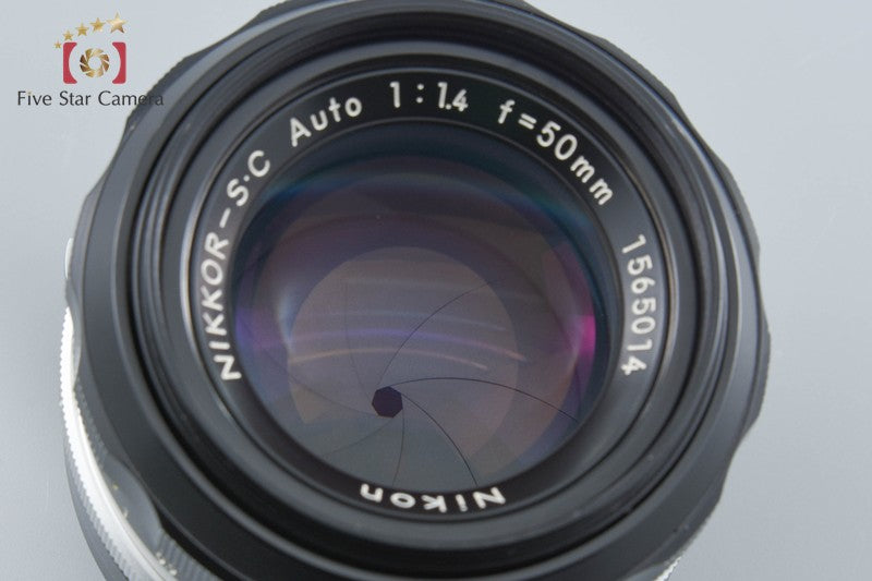 Nikon NIKKOR-S.C Auto 50mm f/1.4 Non Ai Lens