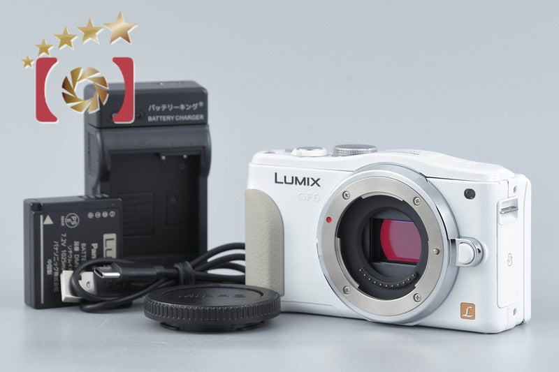 Panasonic LUMIX DMC-GF6 White 16.0 MP Digital Camera [Japanese Language Only]