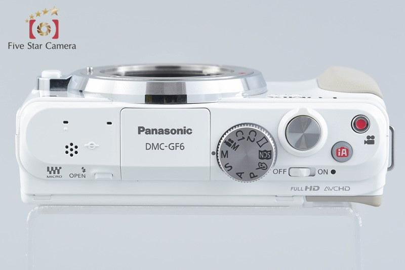 Panasonic LUMIX DMC-GF6 White 16.0 MP Digital Camera [Japanese Language Only]