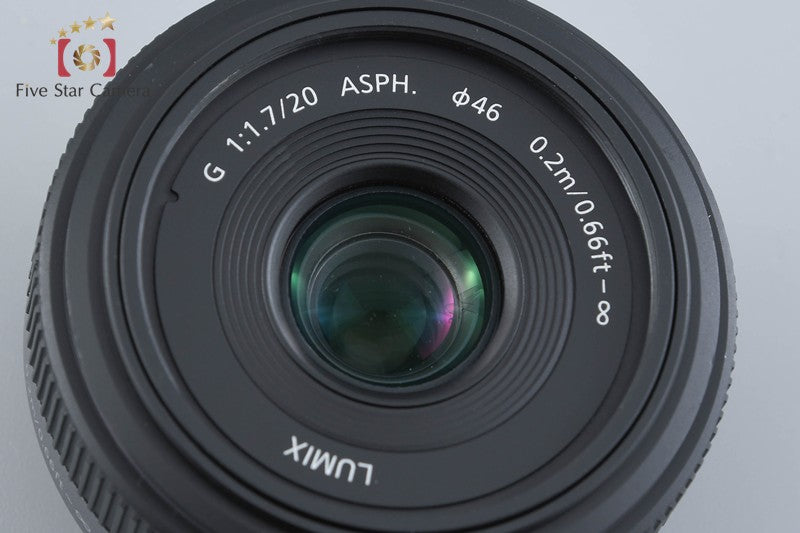 Panasonic LUMIX G 20mm f/1.7 ASPH. H-H020
