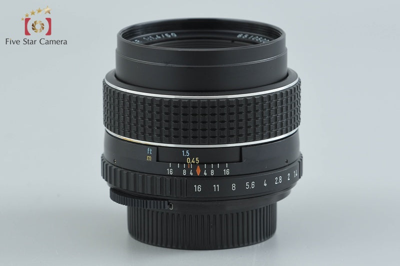 PENTAX SMC TAKUMAR 50mm f/1.4 M42 Mount Lens