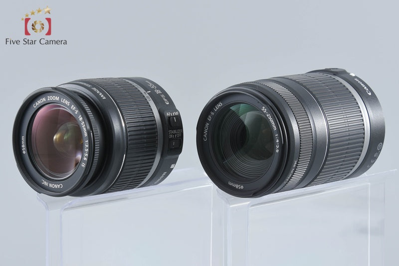 Canon EOS Kiss X3 / Rebel T1i / 500D 15.1 MP 18-55 55-250 Lenses