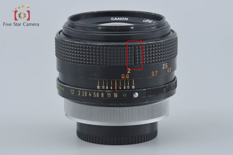 Canon FD 55mm f/1.2 S.S.C.