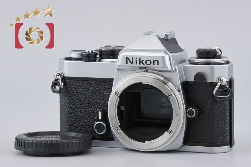 Nikon FE Silver 35mm SLR Film Camera Body