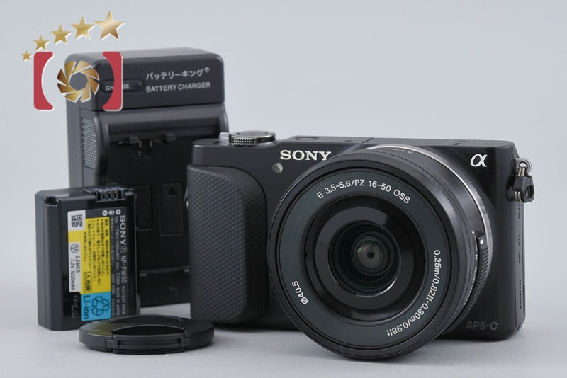 "Count 2,064" SONY α NEX-3N Black 16.5 MP 16-50 Lens [Japanese Language Only]