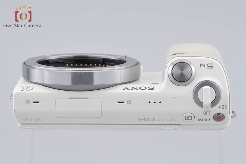 Sony α NEX-5N White 16.1 MP Digital Mirrorless Camera [Japanese Language Only]