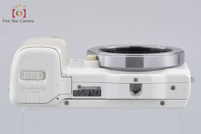 Sony α NEX-5N White 16.1 MP Digital Mirrorless Camera [Japanese Language Only]