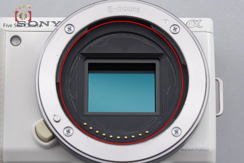 Sony α NEX-5N White 16.1 MP Digital Mirrorless Camera [Japanese Language Only]