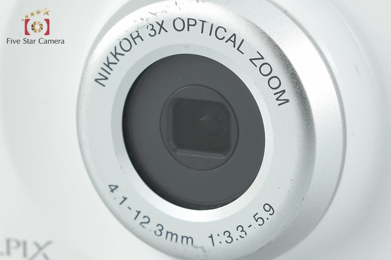Nikon COOLPIX S33 White 13.2 MP Digital Camera