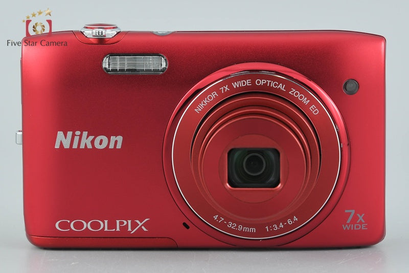Nikon COOLPIX S3400 Red 20.1 MP Digital Camera