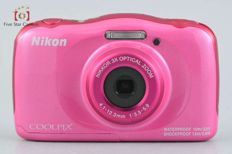 Nikon COOLPIX W100 Pink 13.2 MP Digital Camera
