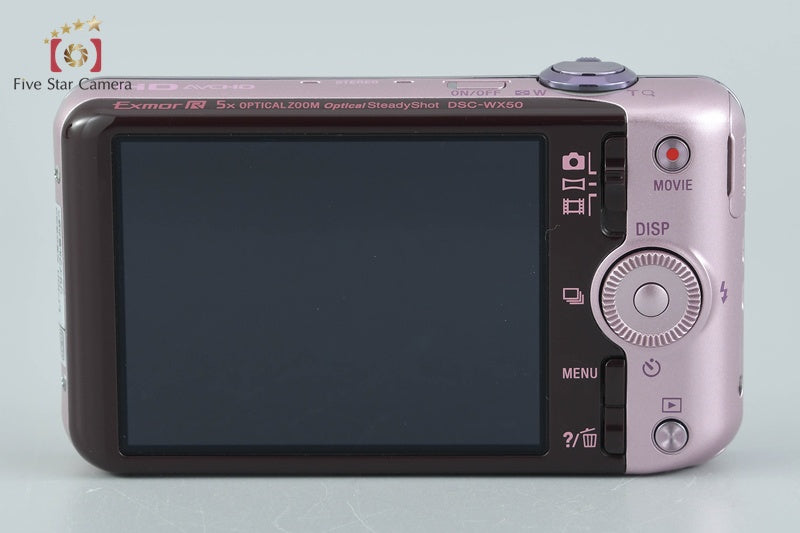 Sony Cyber-Shot DSC-WX50 Pink 16.2 MP Digital Camera [Japanese Language Only]