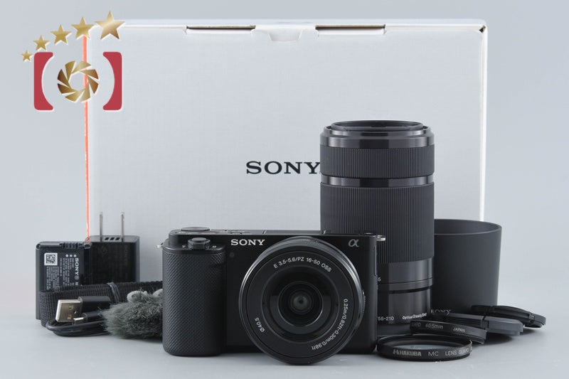 Sony α VLOGCAM ZV-E10 Black 16-50 55-210 Lenses [Japanese Language Only]