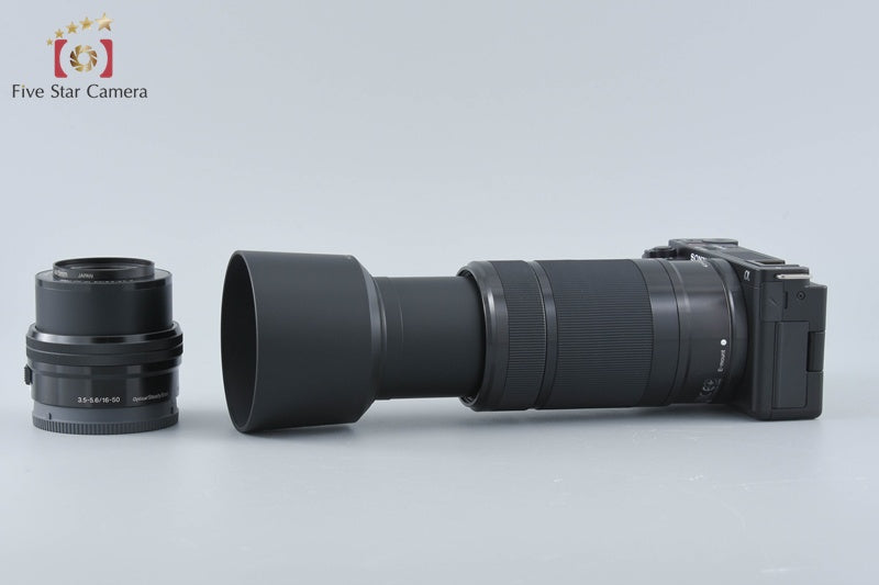 Sony α VLOGCAM ZV-E10 Black 16-50 55-210 Lenses [Japanese Language Only]
