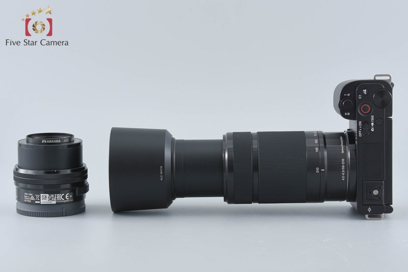 Sony α VLOGCAM ZV-E10 Black 16-50 55-210 Lenses [Japanese Language Only]