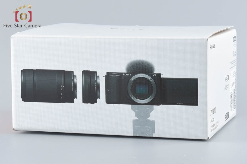 Sony α VLOGCAM ZV-E10 Black 16-50 55-210 Lenses [Japanese Language Only]