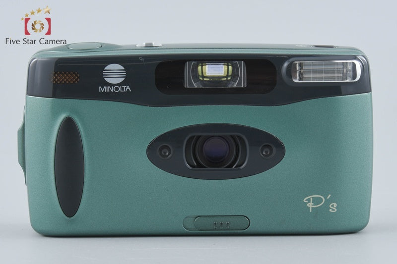 MINOLTA P's Green 35mm Point & Shoot Film Camera
