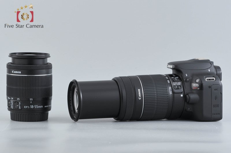 Canon EOS Kiss X7 / Rebel SL1 / 100D 18.0 MP 18-55 55-250 Lenses