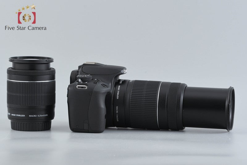 Canon EOS Kiss X7 / Rebel SL1 / 100D 18.0 MP 18-55 55-250 Lenses
