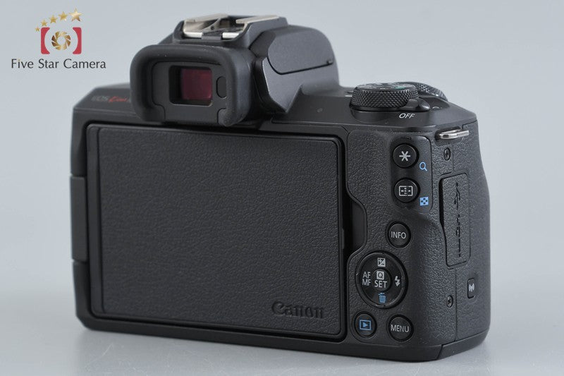 Canon EOS Kiss M / M50 Black 24.0 MP 15-45 IS STM Lens