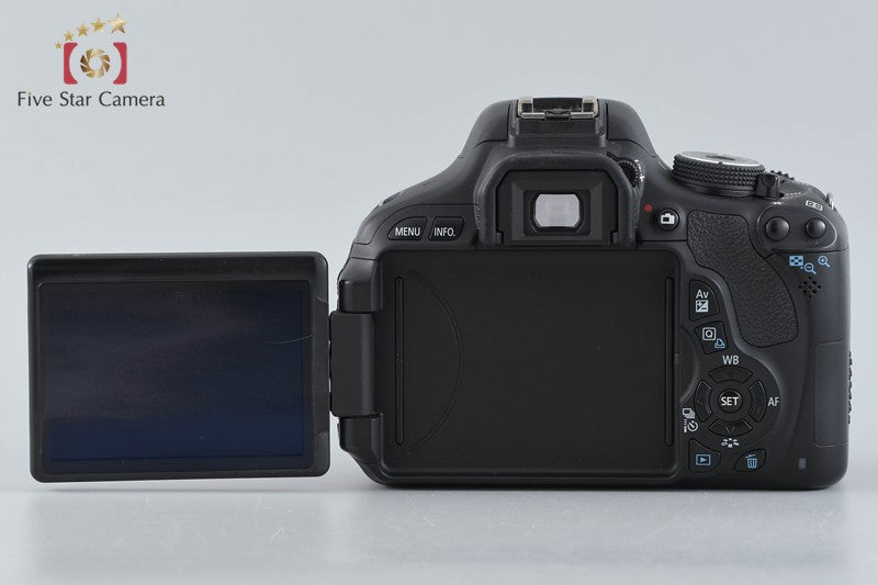 Canon EOS Kiss X5 / Rebel T3i / 600D 18.0 MP EF-S 18-55 IS II Lens