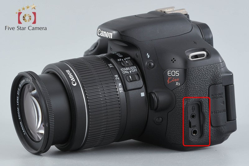 Canon EOS Kiss X5 / Rebel T3i / 600D 18.0 MP EF-S 18-55 IS II Lens