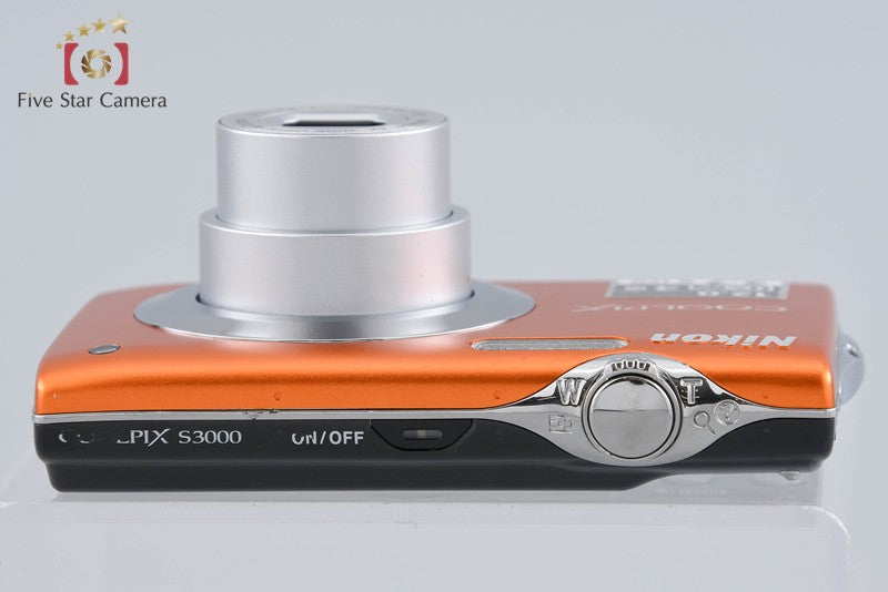 Nikon COOLPIX S3000 Fine Orange 12.0 MP Digital Camera