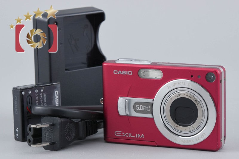 Casio EXILIM EX-Z50 Red Star 5.0 MP Digital Camera