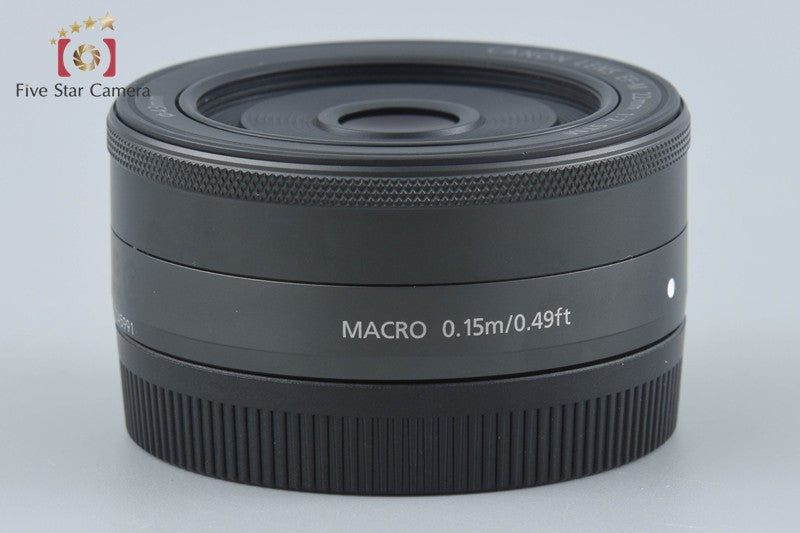 Canon EF-M 22mm f/2 STM Black