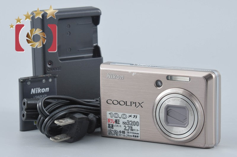 Nikon COOLPIX S600 Pink Gold 10.0 MP Digital Camera