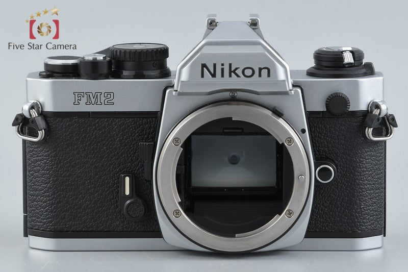 Nikon New FM2 FM2N Silver Later Model 35mm SLR Film Camera w/ MF-16 Data Back