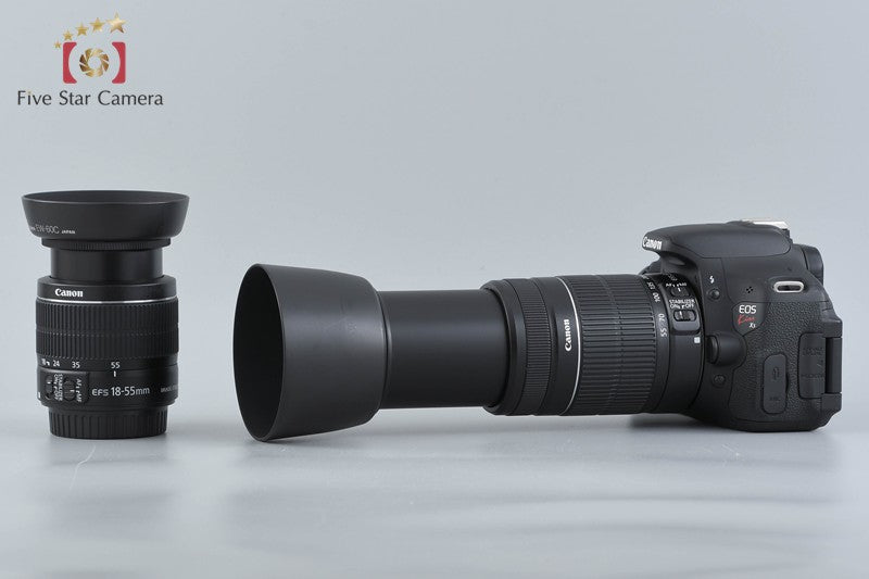"Count 1,285" Canon EOS Kiss X5 / Rebel T3i / 600D 18.0 MP 18-55 55-250 Lenses