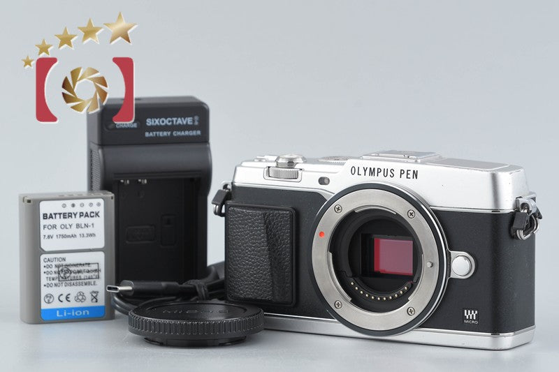 "Shutter count 2,700" Olympus PEN E-P5 Silver 16.1 MP Mirrorless Camera