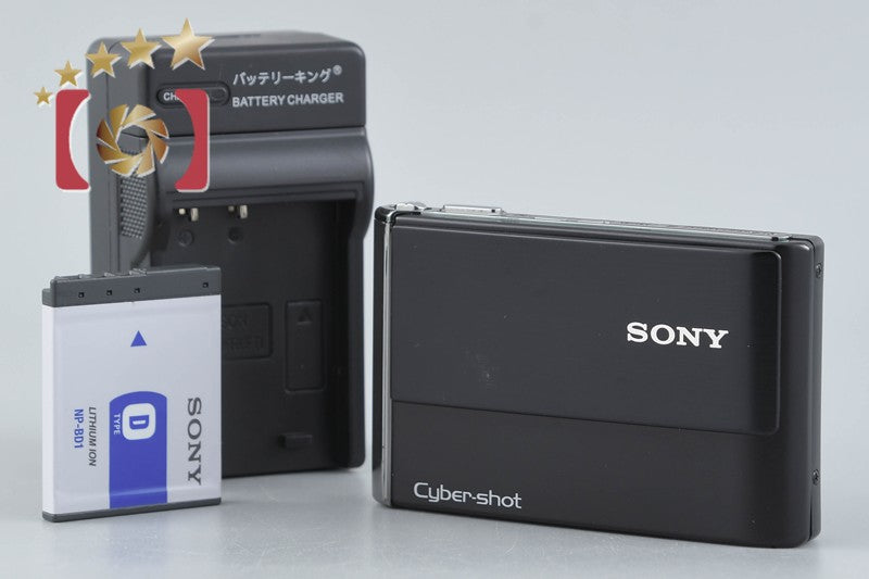 Sony Cyber-Shot DSC-T70 Black 8.1 MP Digital Camera [Japanese Language Only]