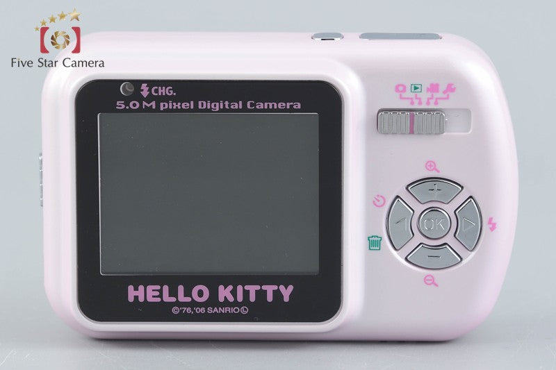 KFE JAPAN Hello Kitty DC500 Pink 5.3 MP Digital Camera w/ Box