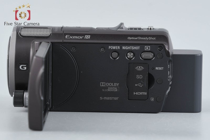 SONY HANDYCAM HDR-CX560V Bordeaux Brown Camcoder [Japanese Language Only]