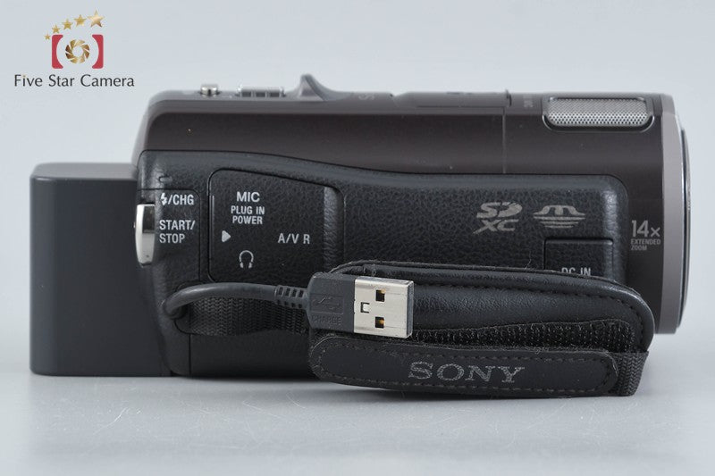 SONY HANDYCAM HDR-CX560V Bordeaux Brown Camcoder [Japanese Language Only]