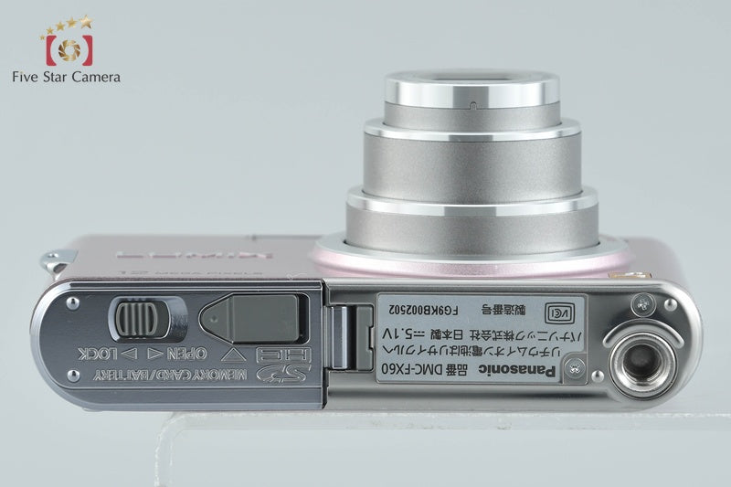 Panasonic LUMIX DMC-FX60 Pink 12.1 MP Digital Camera [Japanese Language Only]