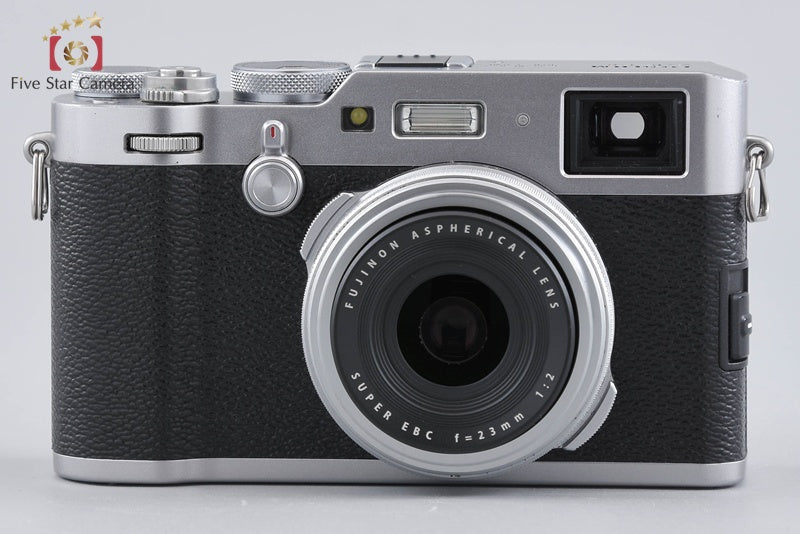 Fujifilm X100F Silver 24.3 MP Digital Camera w/ Box