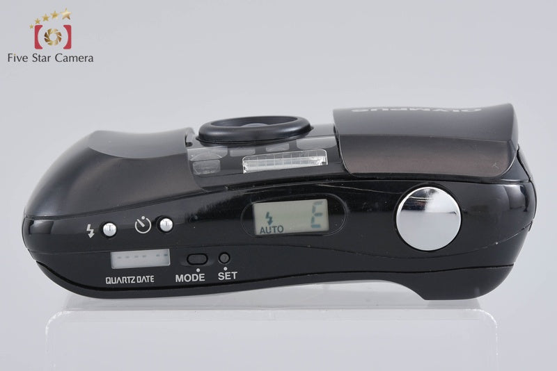 Olympus μ[mju:] Black 35mm Point & Shoot Film Camera